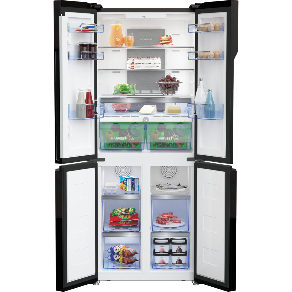 Beko Digital Inverter Refrigerator No Frost 450 Liter 4 Doors Black GNE480E20ZBH. Beko Digital Inverter Refrigerator No Frost 450 Liter 4 Doors Black GNE480E20ZBH.